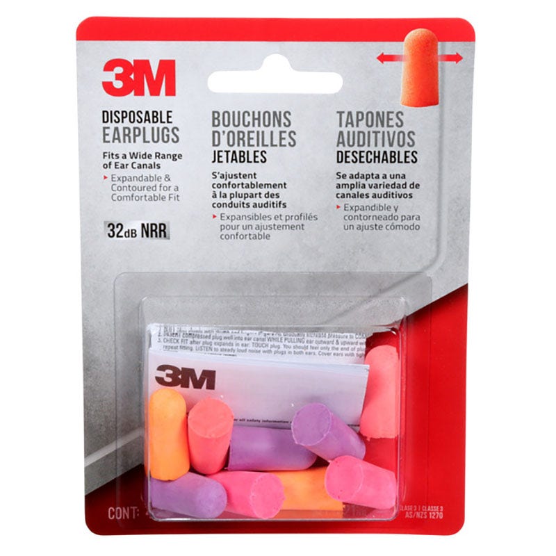 Kit tapones para oídos 4 pares 3M